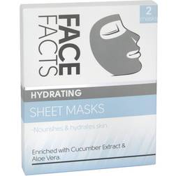 Face Facts hydrating sheet masks ânourishes & hydrates skinâcucumberâaloe